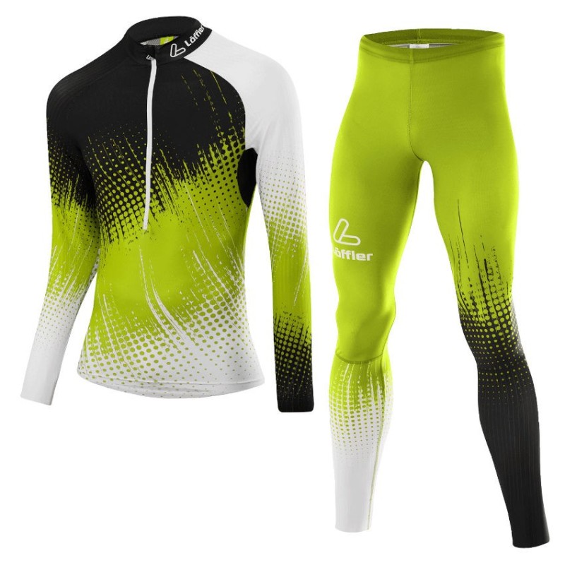 Löffler Langlauf ski suit WorldCup 2022 lichtgroen Löffler Langlauf ski suit WorldCup 2022 lichtgroen
